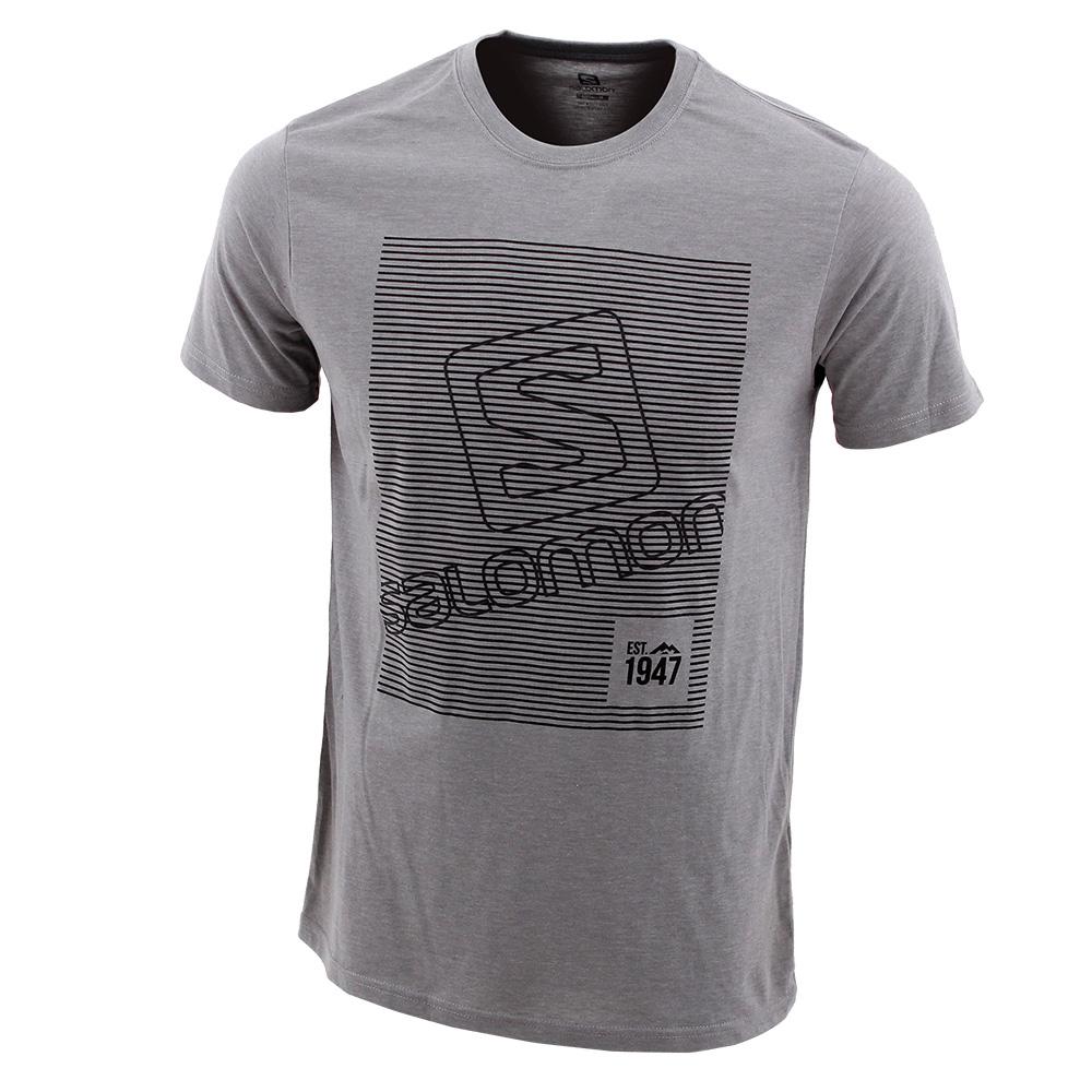 SALOMON UK FINELINE SS M - Mens T-shirts Grey,AORN28469